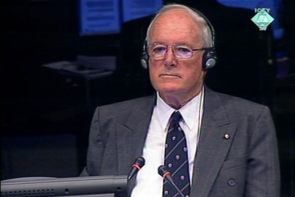 Richard Wright, witness at the Radovan Karadzic trial