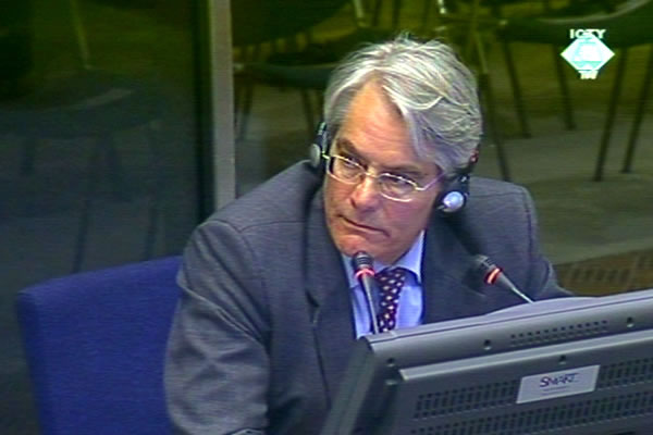 Rupert Smith, witness at the Radovan Karadzic trial