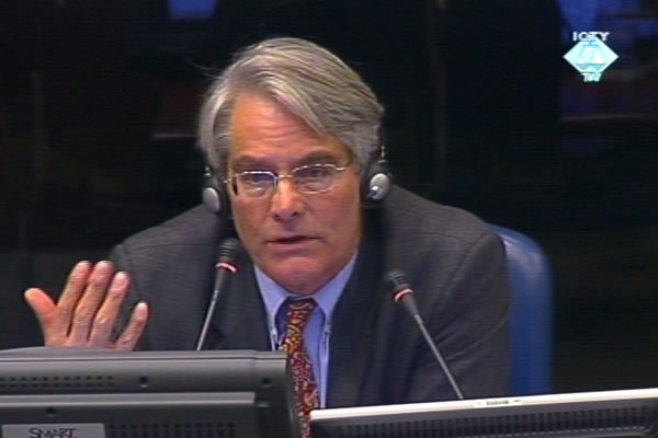 Rupert Smith, witness at the Radovan Karadzic trial