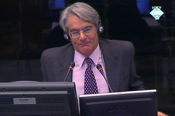 Rupert Smith, witness at the Radovan Karadzic trial