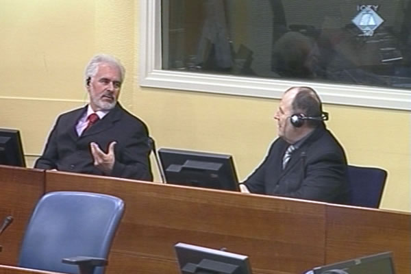 Mico Stanisic and Stojan Zupljanin in the courtroom