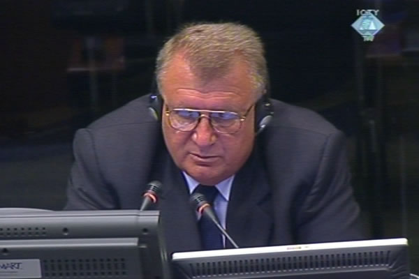 Milorad Davidovic, witness at the Radovan Karadzic trial
