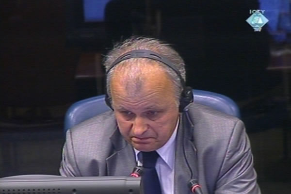 Radomir Neskovic, witness at the Radovan Karadzic trial