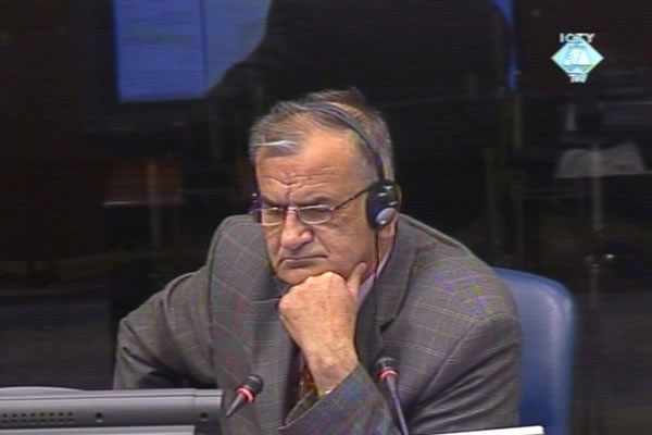 Petar Salapura, witness at the Zdravko Tolimir trial