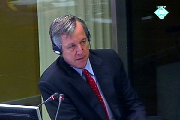 Anthony Banbury, witness at the Radovan Karadzic trial