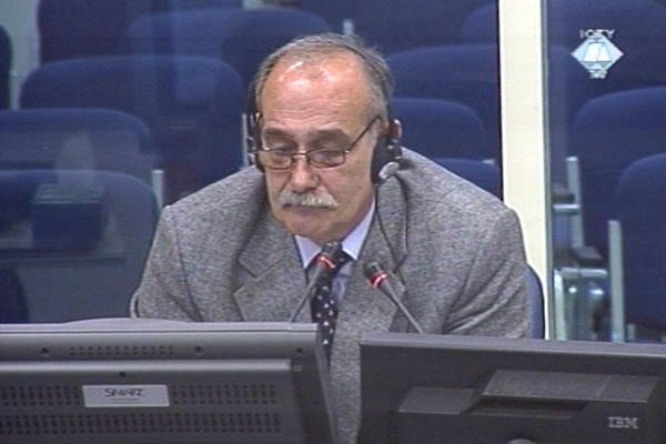 Ljubomir Obradovic, witness at the Zdravko Tolimir trial Ljubomir Obradovic, witness at the Zdravko Tolimir trial