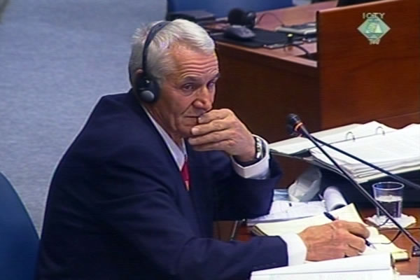 Nedjeljko Prstojevic, witness at the Radovan Karadzic trial