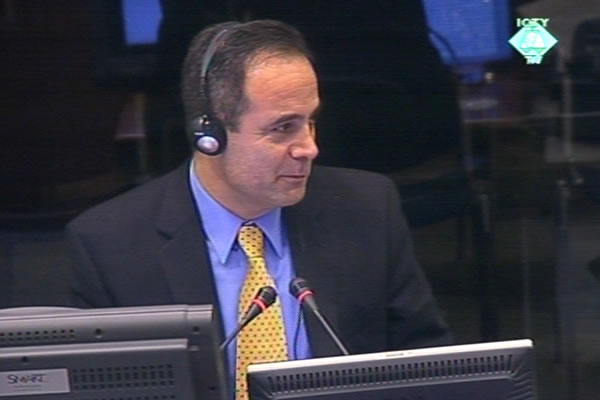 Mirsad Mujadzic, witness at the Radovan Karadzic trial