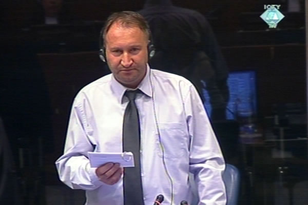 Sead Hodzic, witness at the Radovan Karadzic trial