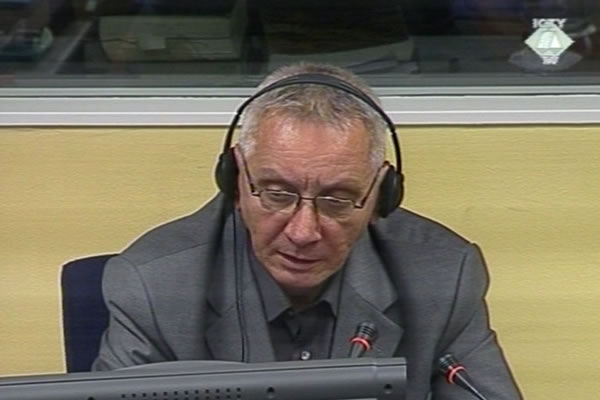 Aco Draca, defence witness of Franko Simatovic