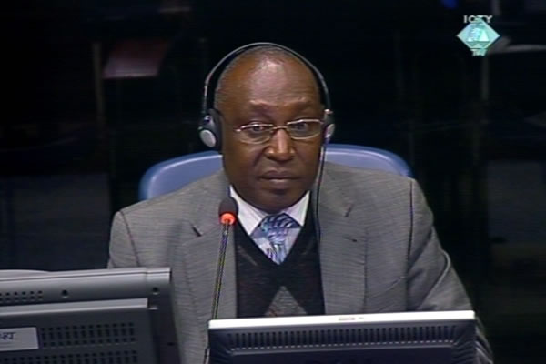 Josef Kingori, witness at the Radovan Karadzic trial Josef Kingori, witness at the Radovan Karadzic trial
