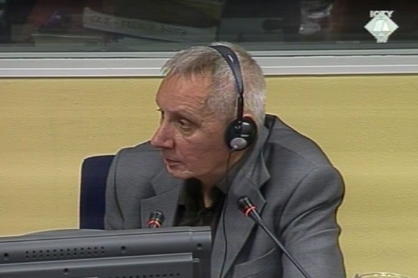 Aco Draca, defence witness of Franko Simatovic