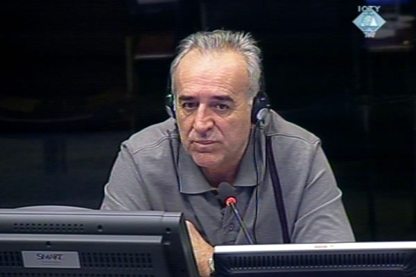 Momir Nikolic, witness at the Radovan Karadzic trial