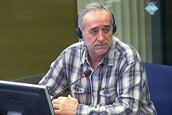Momir Nikolic, witness at the Radovan Karadzic trial Momir Nikolic, witness at the Radovan Karadzic trial