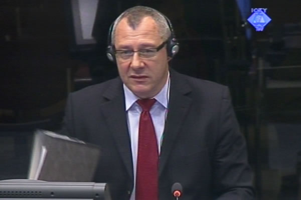 Tomasz Blaszczyk, witness at the Radovan Karadzic trial Tomasz Blaszczyk, witness at the Radovan Karadzic trial