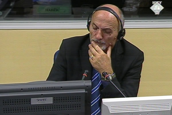 Borivoje Savic, witness at the Goran Hadzic trial Borivoje Savic, witness at the Goran Hadzic trial