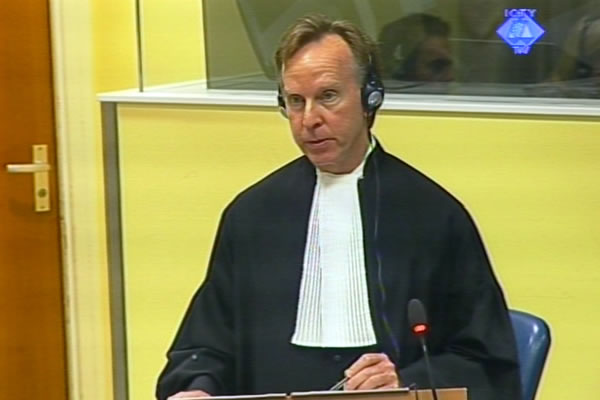 Douglas Stringer, prosecutor at the Goran Hadzic trial Douglas Stringer, prosecutor at the Goran Hadzic trial