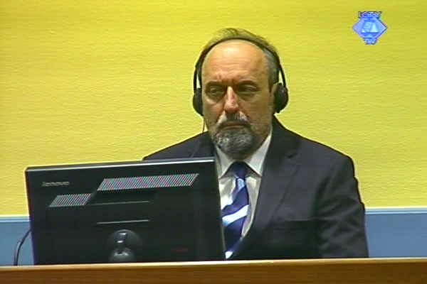 Goran Hadzic in the courtroom Goran Hadzic in the courtroom