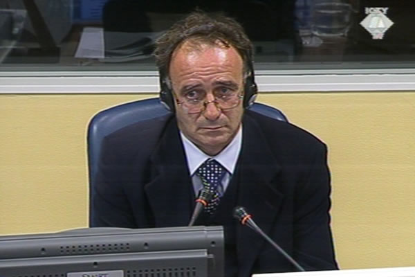 Bozo Tomic, defence witness of Radovan Karadzic Bozo Tomic, defence witness of Radovan Karadzic