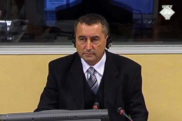 Milan Conjar, witness at the Goran Hadzic trial Milan Conjar, witness at the Goran Hadzic trial