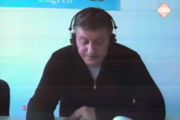 Zeljko Sandor, witness at the Goran Hadzic trial Zeljko Sandor, witness at the Goran Hadzic trial