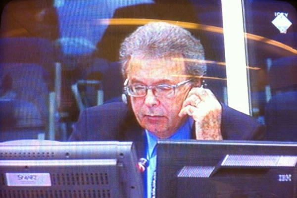 Davor Strinović, witness at the Goran Hadzic trial Davor Strinović, witness at the Goran Hadzic trial