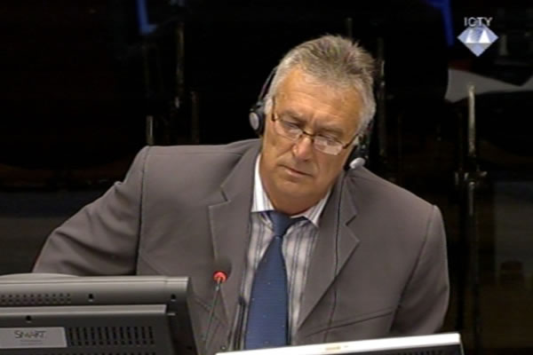 Dusan Spasojevic, defence witness of Radovan Karadzic Dusan Spasojevic, defence witness of Radovan Karadzic