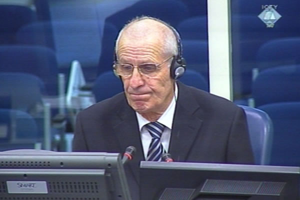 Mate Brletic, witness at the Goran Hadzic trial Mate Brletic, witness at the Goran Hadzic trial