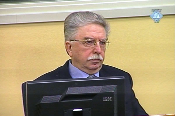 Nikola Sainovic in the Courtroom