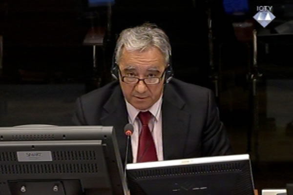 Veljko Maric, defence witness of Radovan Karadzic