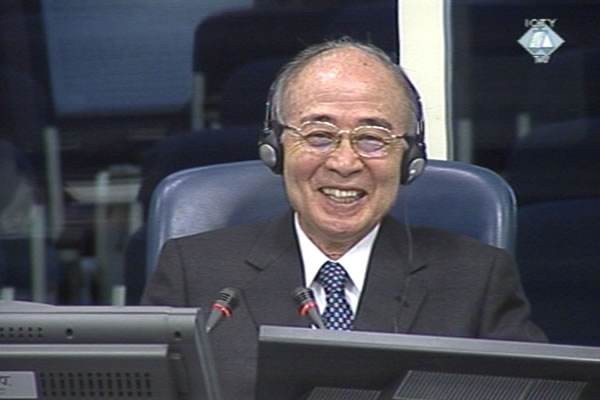 Yasushi Akashi, defence witness of Radovan Karadzic Yasushi Akashi, defence witness of Radovan Karadzic