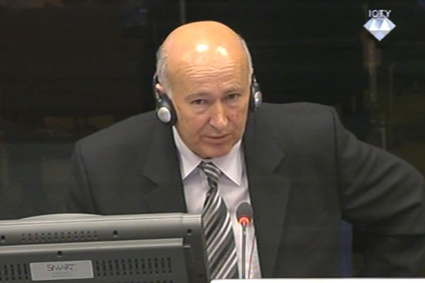 Dane Katanic, defence witness of Radovan Karadzic Dane Katanic, defence witness of Radovan Karadzic