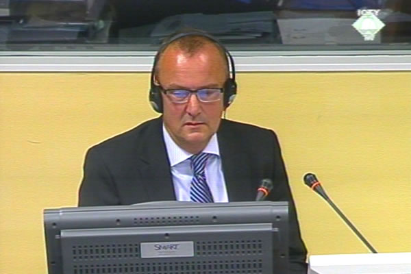 Morten Torkildsen, witness at the Goran Hadzic trial Morten Torkildsen, witness at the Goran Hadzic trial