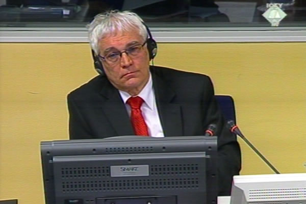 Petr Kypr, witness at the Goran Hadzic trial Petr Kypr, witness at the Goran Hadzic trial