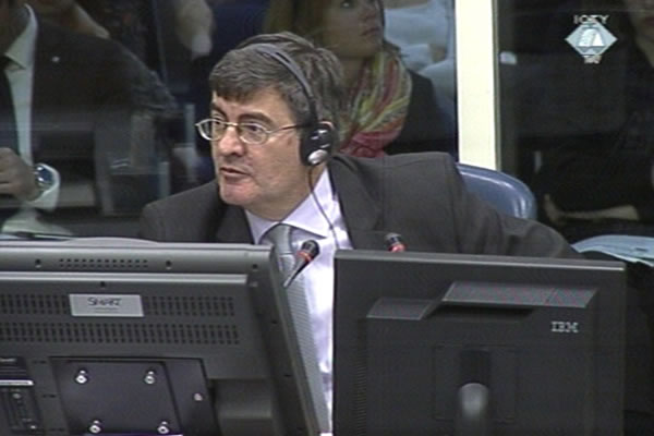 Mile Poparic, defence witness of Radovan Karadzic