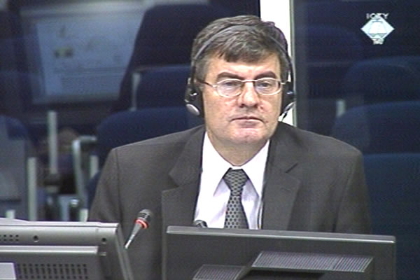 Mile Poparic, defence witness of Radovan Karadzic