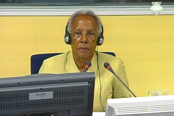 Blandina Francis Negga, witness at the Goran Hadzic trial Blandina Francis Negga, witness at the Goran Hadzic trial