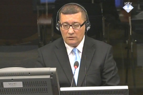 Milenko Karisik, defence witness of Radovan Karadzic