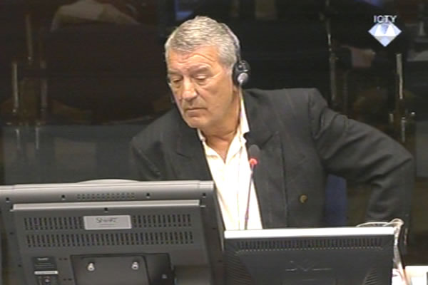 Mirko Peric, defence witness of Radovan Karadzic