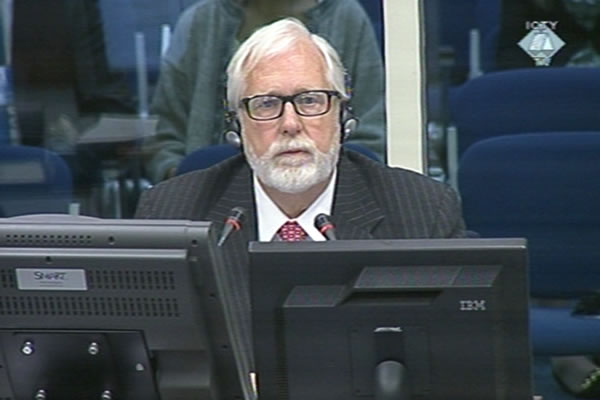 Robert Donia, witness at the Ratko Mladic trial Robert Donia, witness at the Ratko Mladic trial