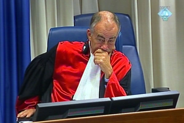 Frederik Harhoff, the Danish judge at the Tribunal