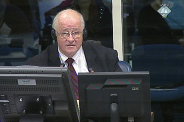 András Riedlmayer, witness at the Ratko Mladic trial