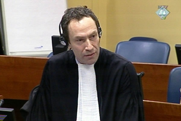 Chris Gosnell, defence attorney of Goran Hadzic Chris Gosnell, defence attorney of Goran Hadzic