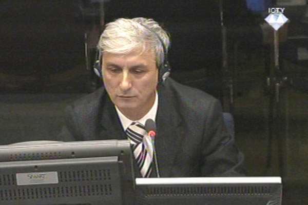 Mile Dobrijevic, witness at the Radovan Karadzic trial Mile Dobrijevic, witness at the Radovan Karadzic trial
