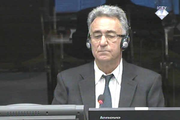 Branko Davidovic, witness at the Radovan Karadzic trial