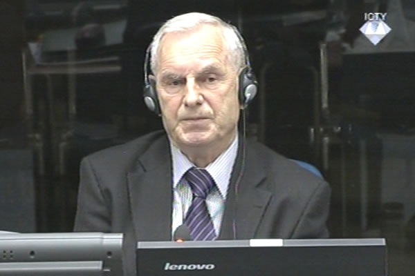 Dusko Jaksic, witness at the Radovan Karadzic trial