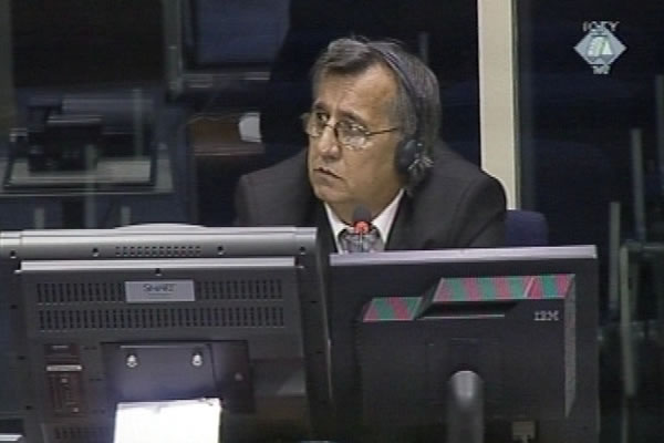 Borivoj Milinkovic, defence witness at Goran Hadzic trial Borivoj Milinkovic, defence witness at Goran Hadzic trial