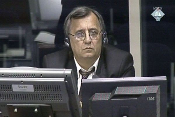 Borivoj Milinkovic, defence witness at Goran Hadzic trial Borivoj Milinkovic, defence witness at Goran Hadzic trial