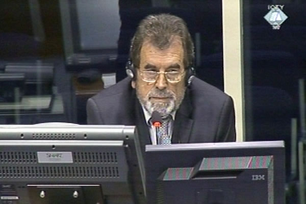 Savo Strbac, defence witness at Goran Hadzic trial Savo Strbac, defence witness at Goran Hadzic trial