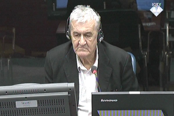 Slavisa Sabljic, defence witness at Rako Mladic trial Slavisa Sabljic, defence witness at Rako Mladic trial